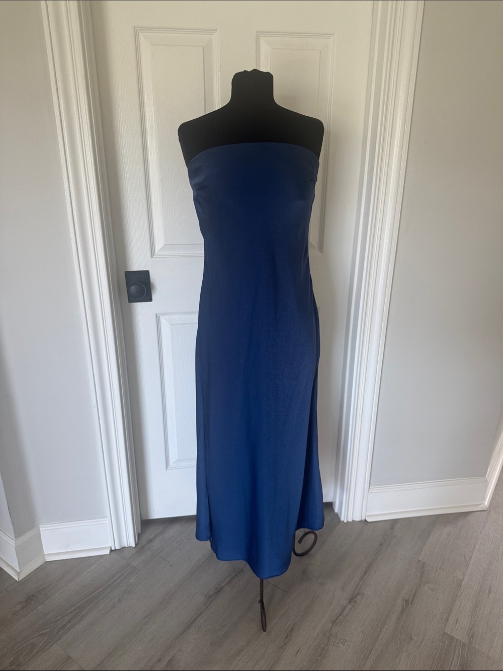 Princess Polly Strapless Navy Blue Maxi Dress